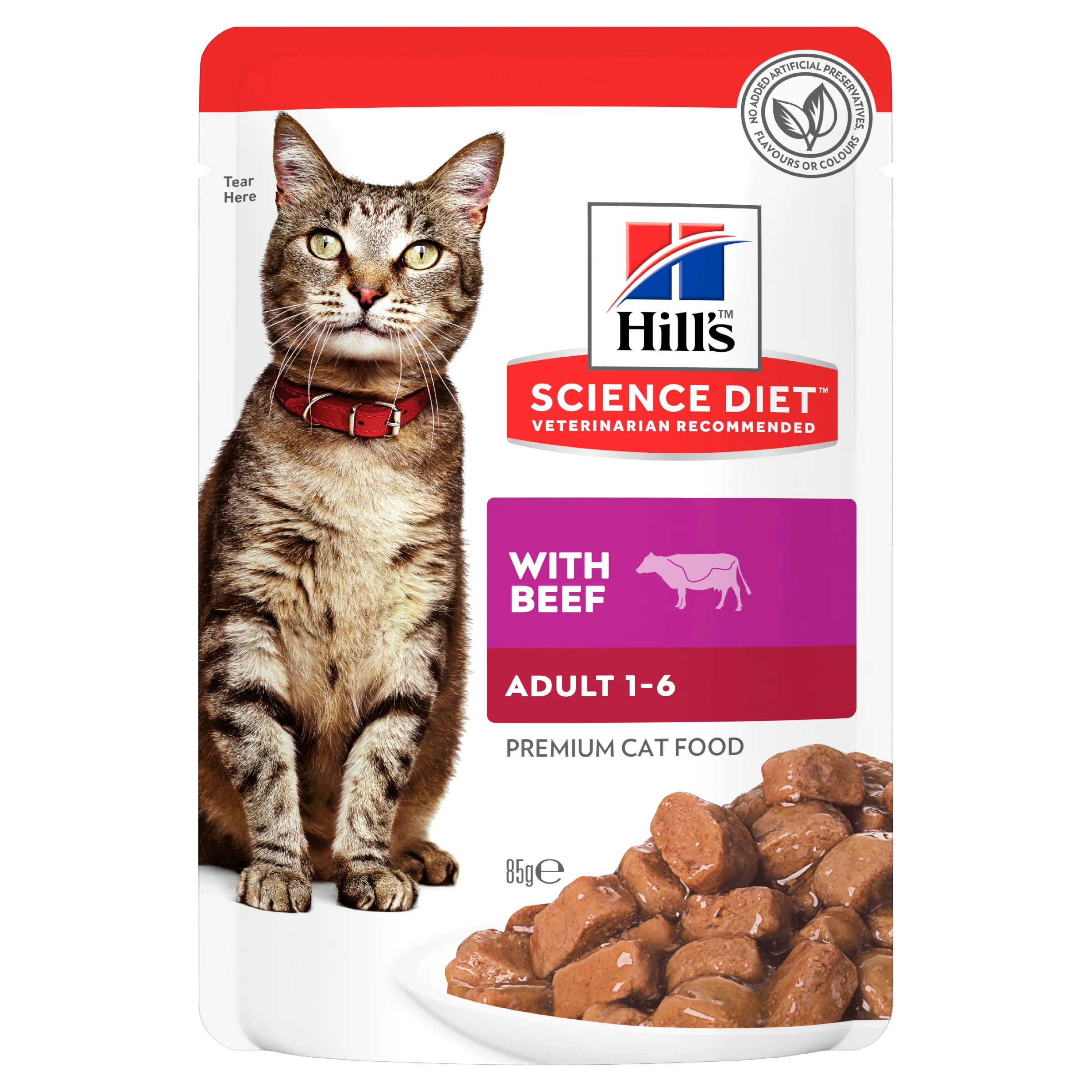 Box Hills Adult Optimal Beef 85g Pouches x 12