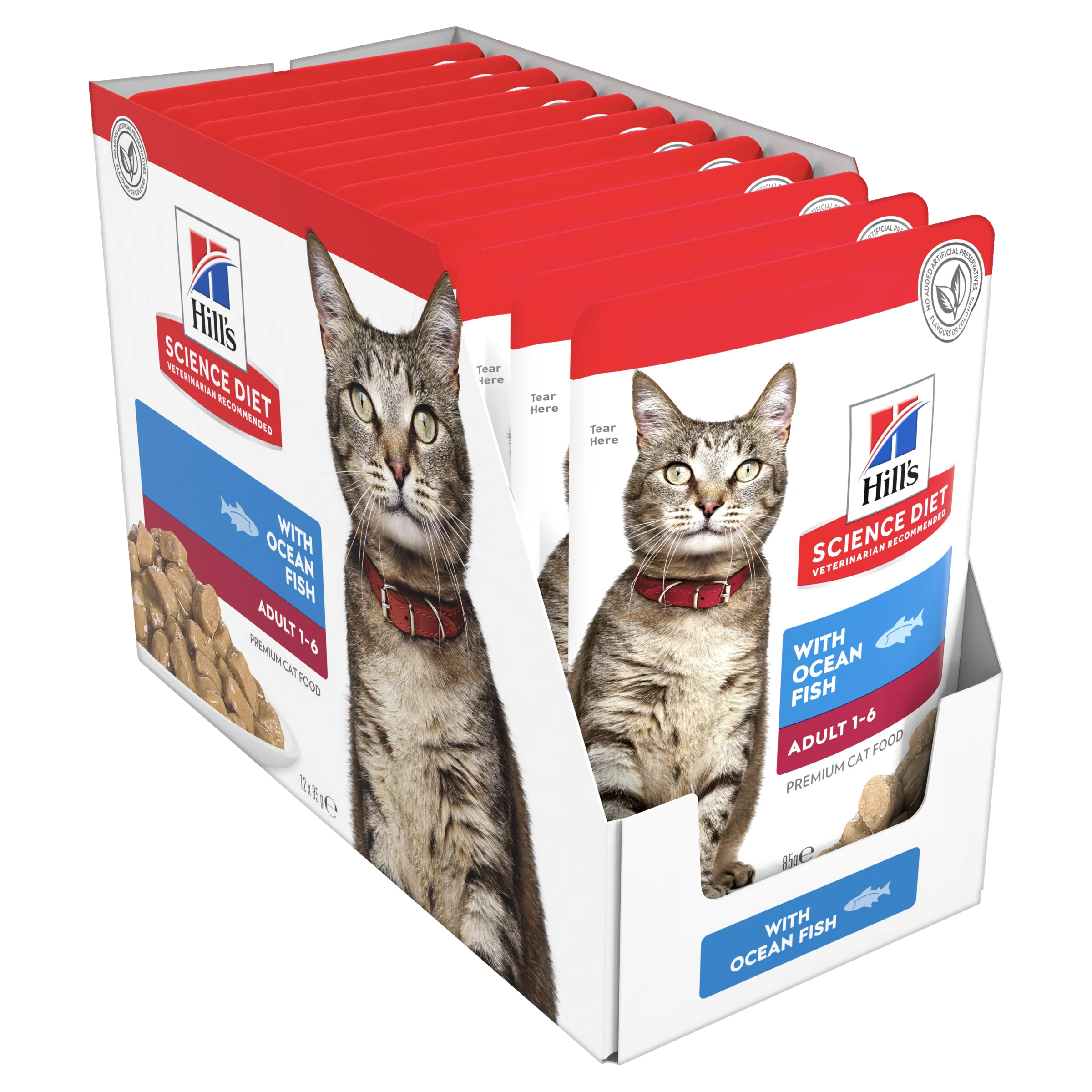 Box Hills Adult Optimal Ocean Fish 85g Pouches x 12 - Image 3