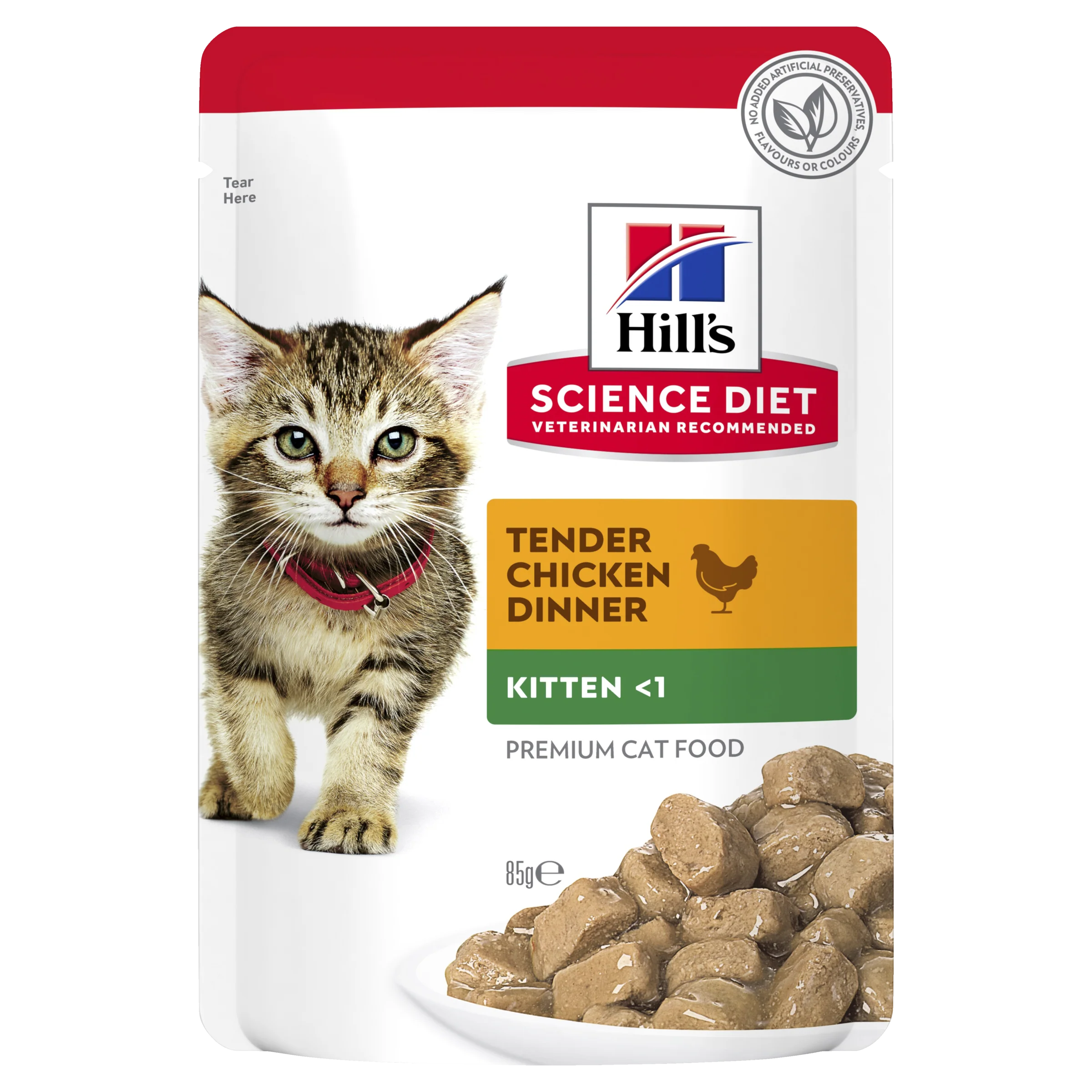 Box Hills Kitten Tender Chicken 85g Pouches x 12