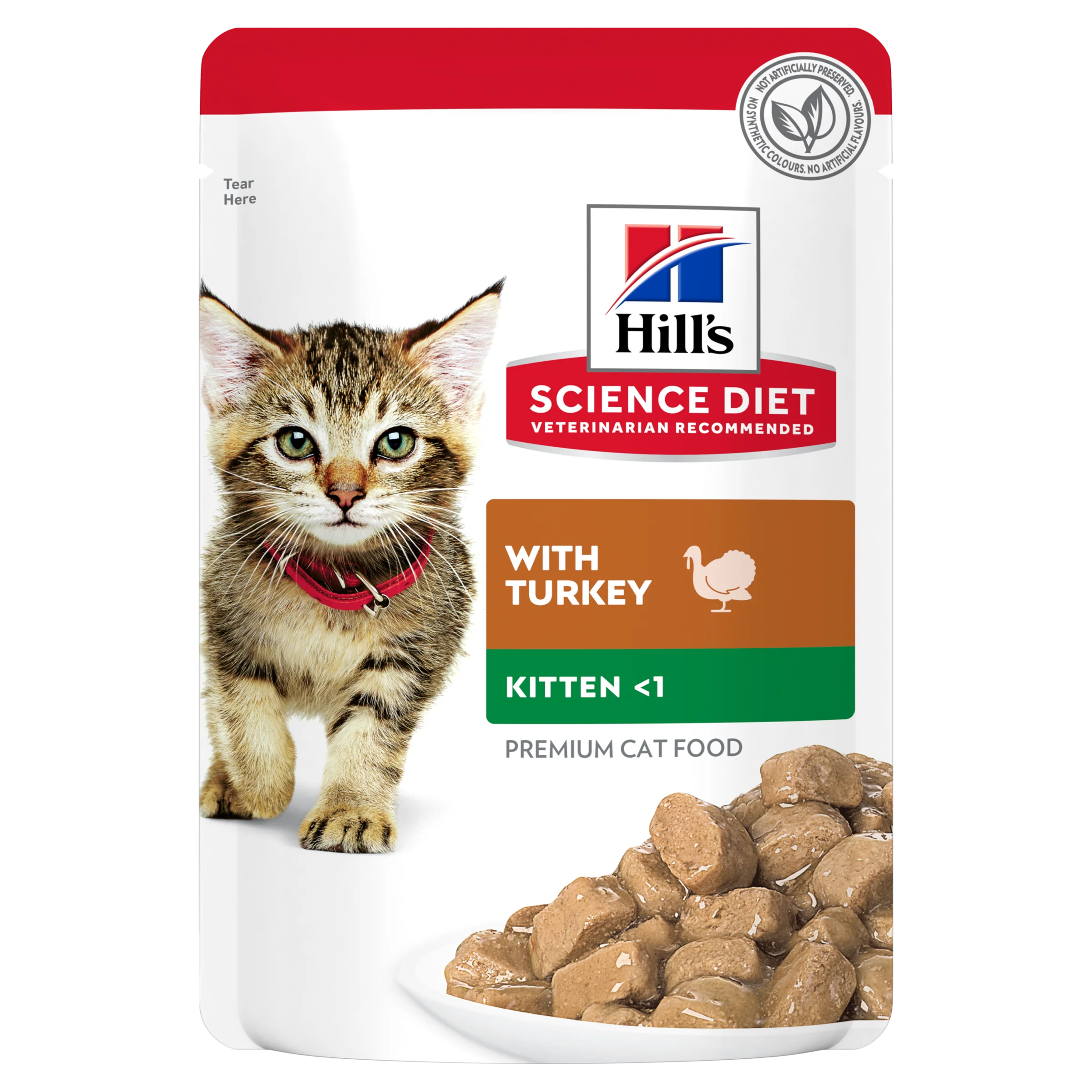 Box Hills Kitten Turkey 85g Pouches x 12