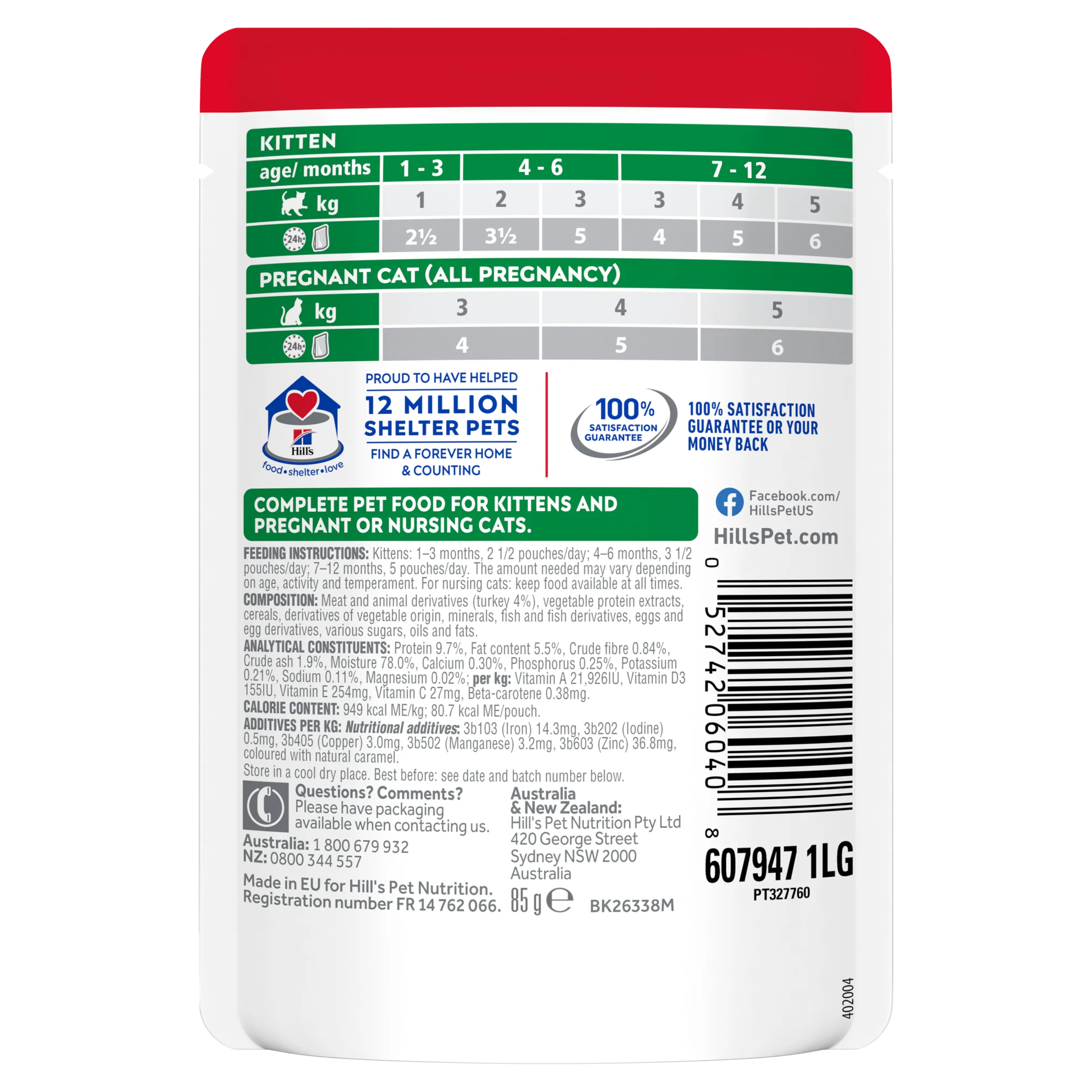 Box Hills Kitten Turkey 85g Pouches x 12 - Image 2