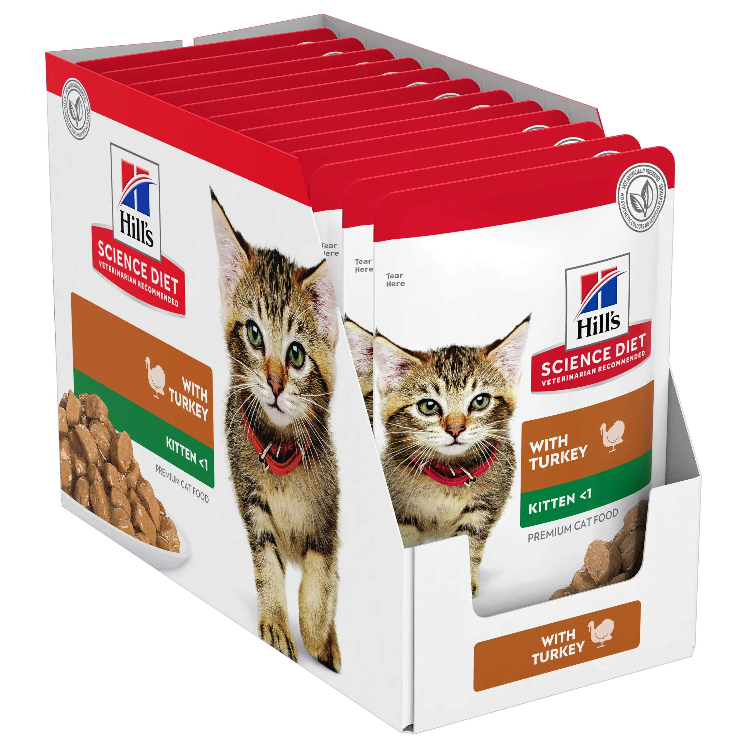 Box Hills Kitten Turkey 85g Pouches x 12 - Image 3
