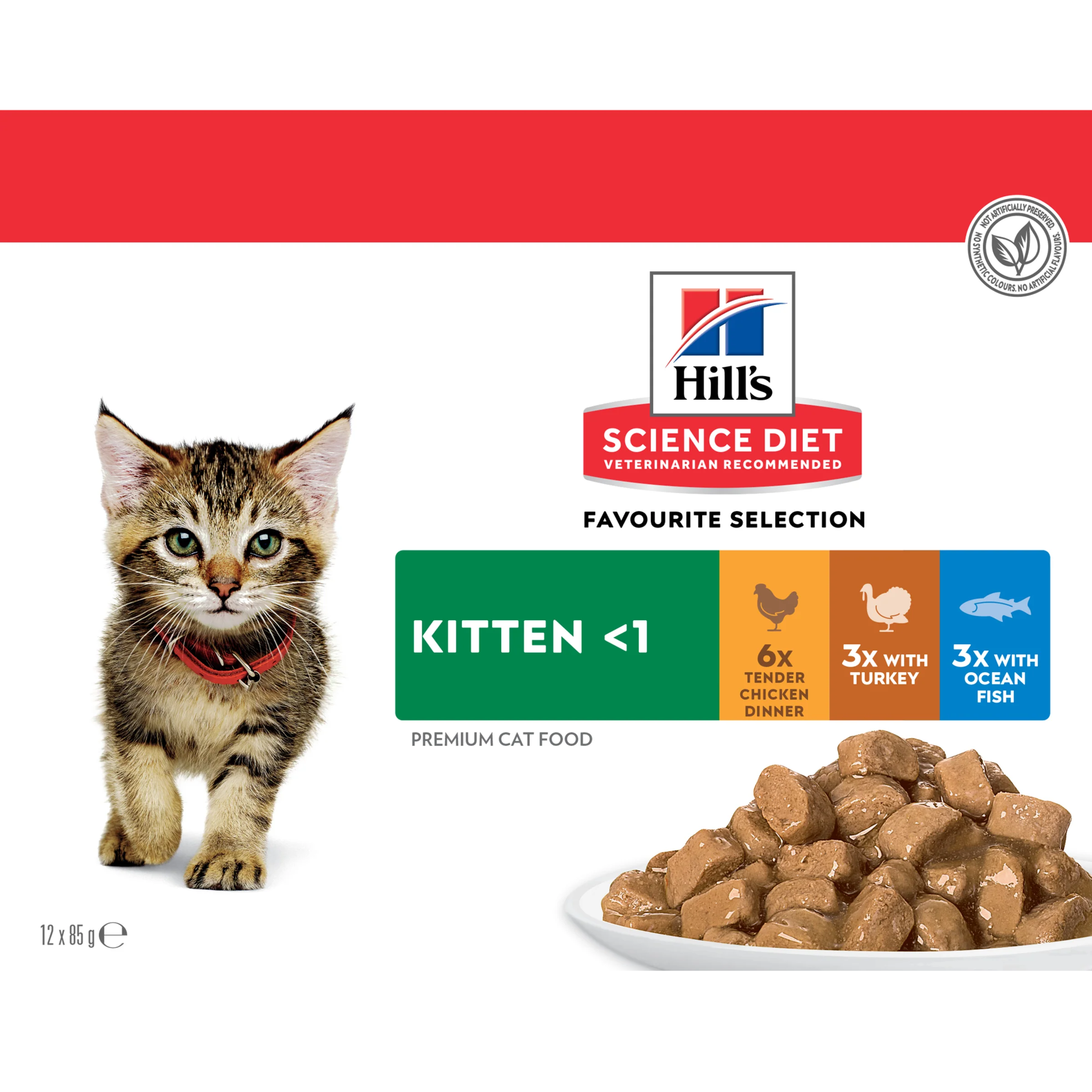 Box Hills Kitten Variety Pack 85g Pouches x 12 - Image 3