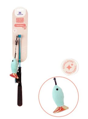 Cattitude Fishing Rod Teaser Wand