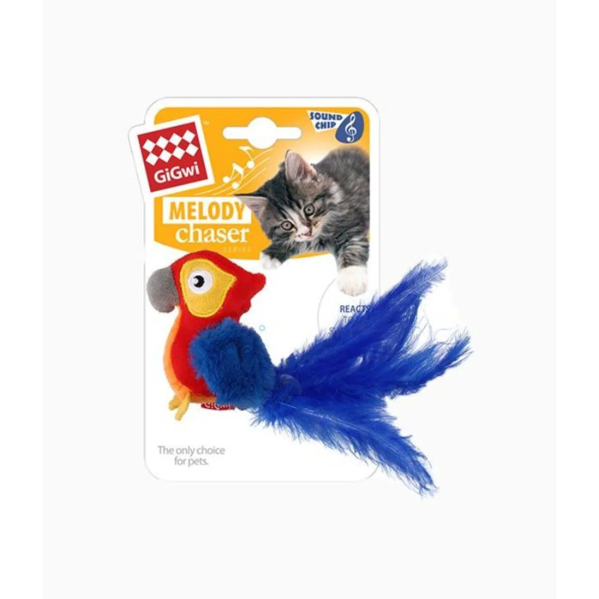 Gigwi Melody Chaser Toy - Parrot