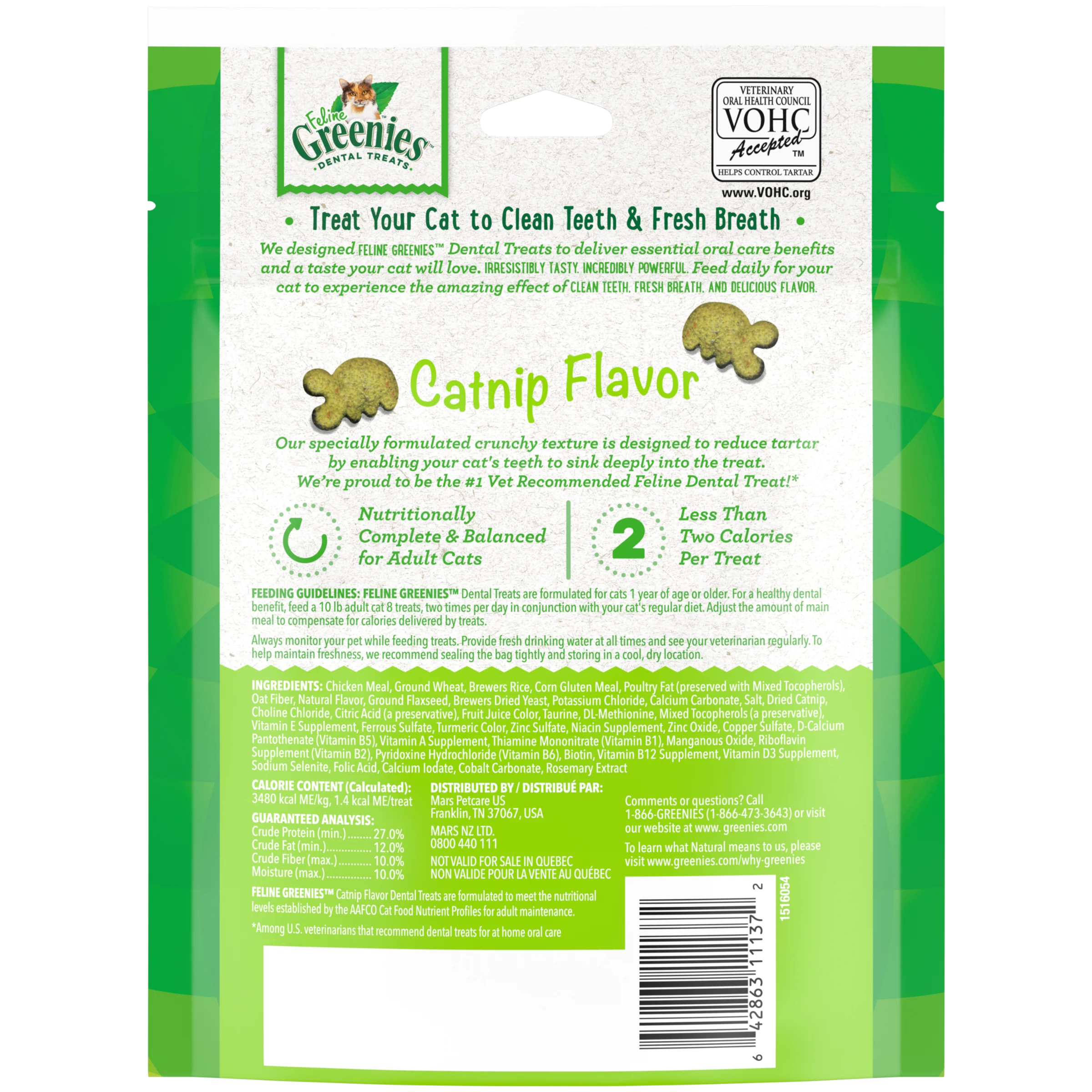 Greenies Treat 130g - Catnip - Image 2