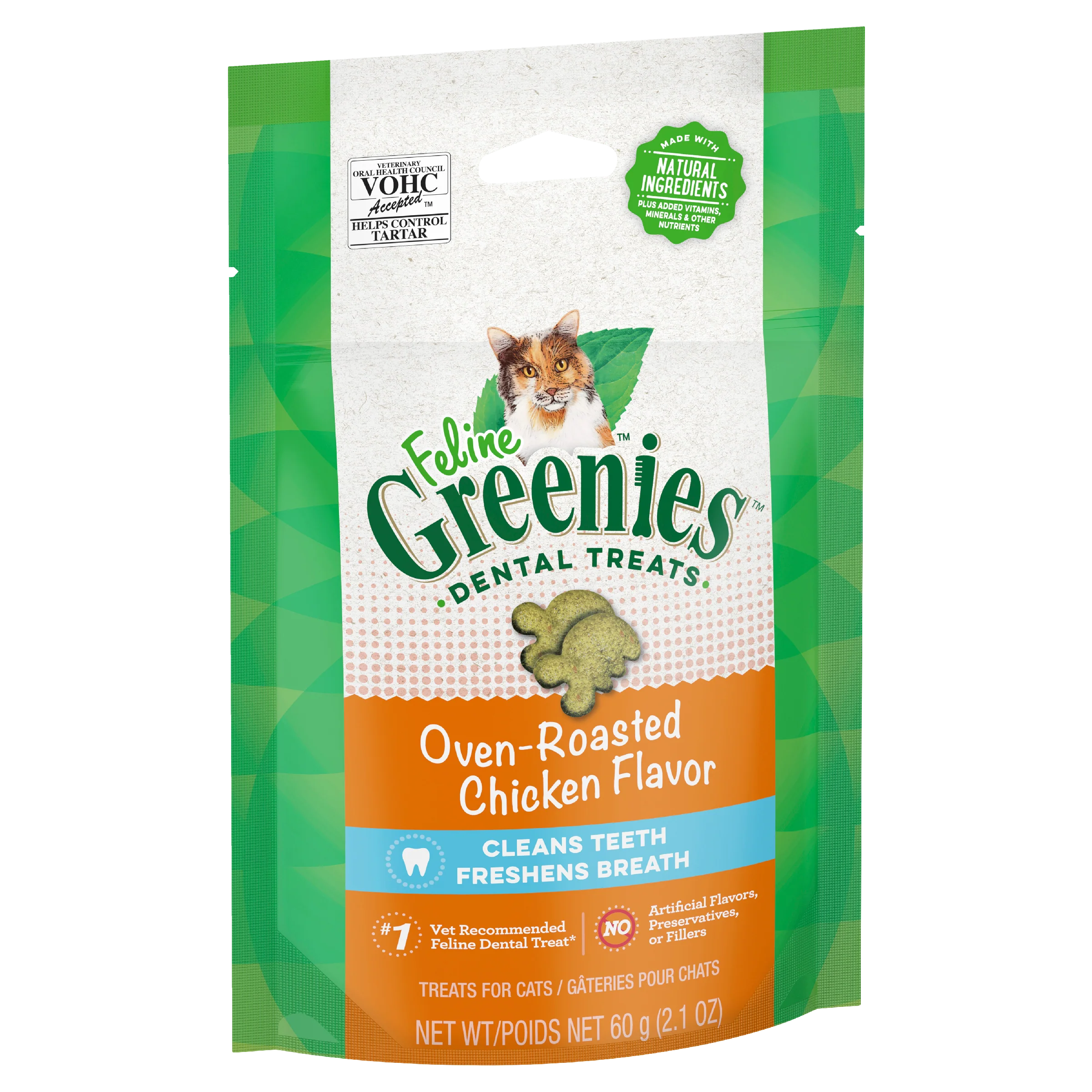 Greenies Treat 60g - Oven Roasted Chicken