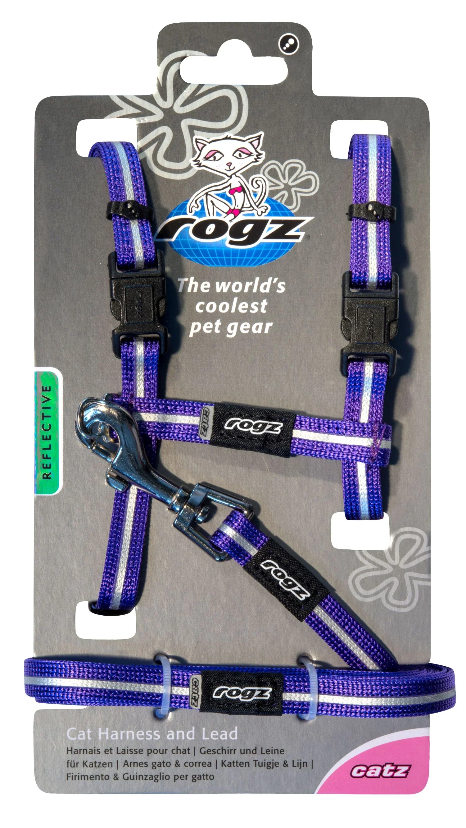 Harness Rogz Alleycat Sml - Purple - Image 5