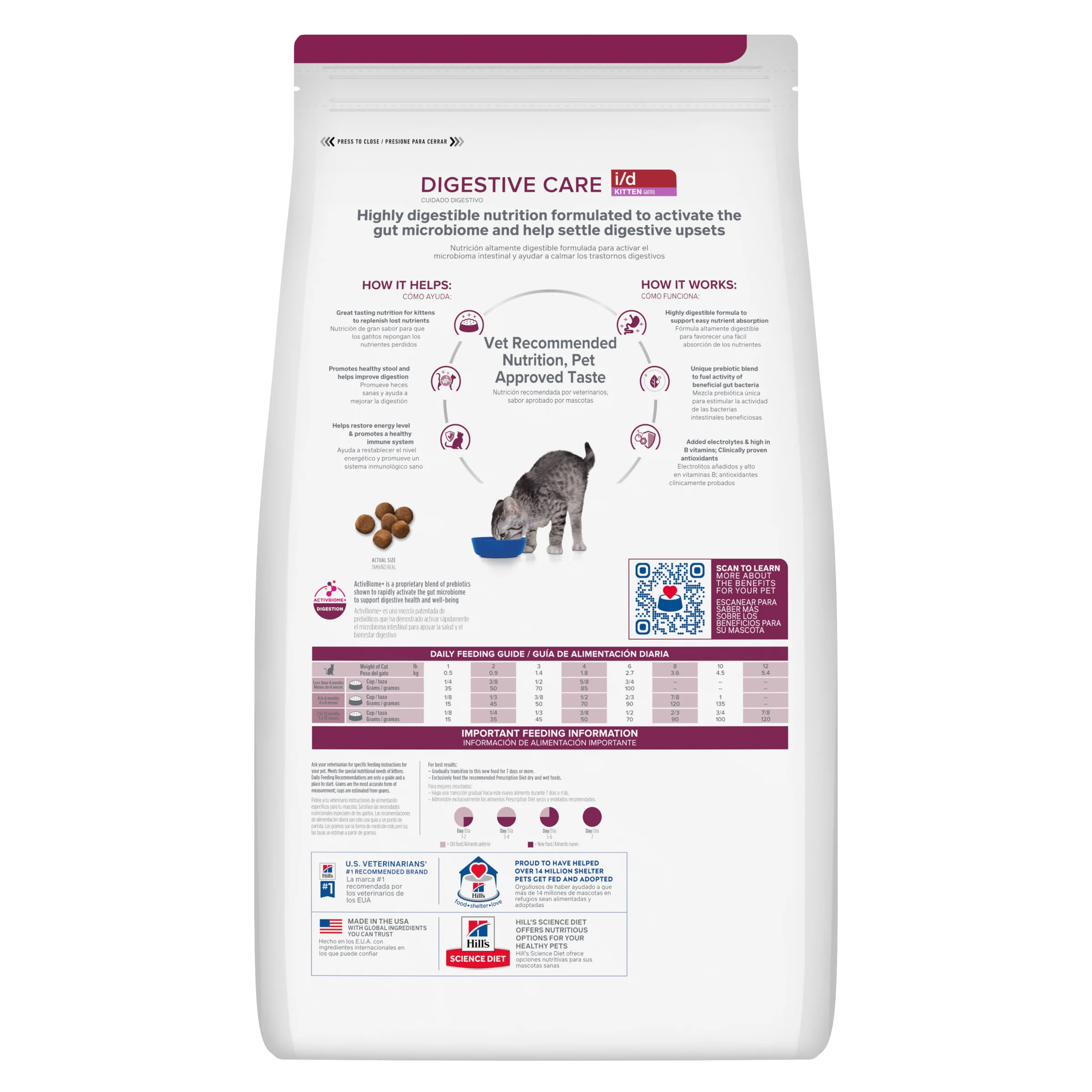 Hills Prescription Diet i/d Kitten 1.8kg - Image 2