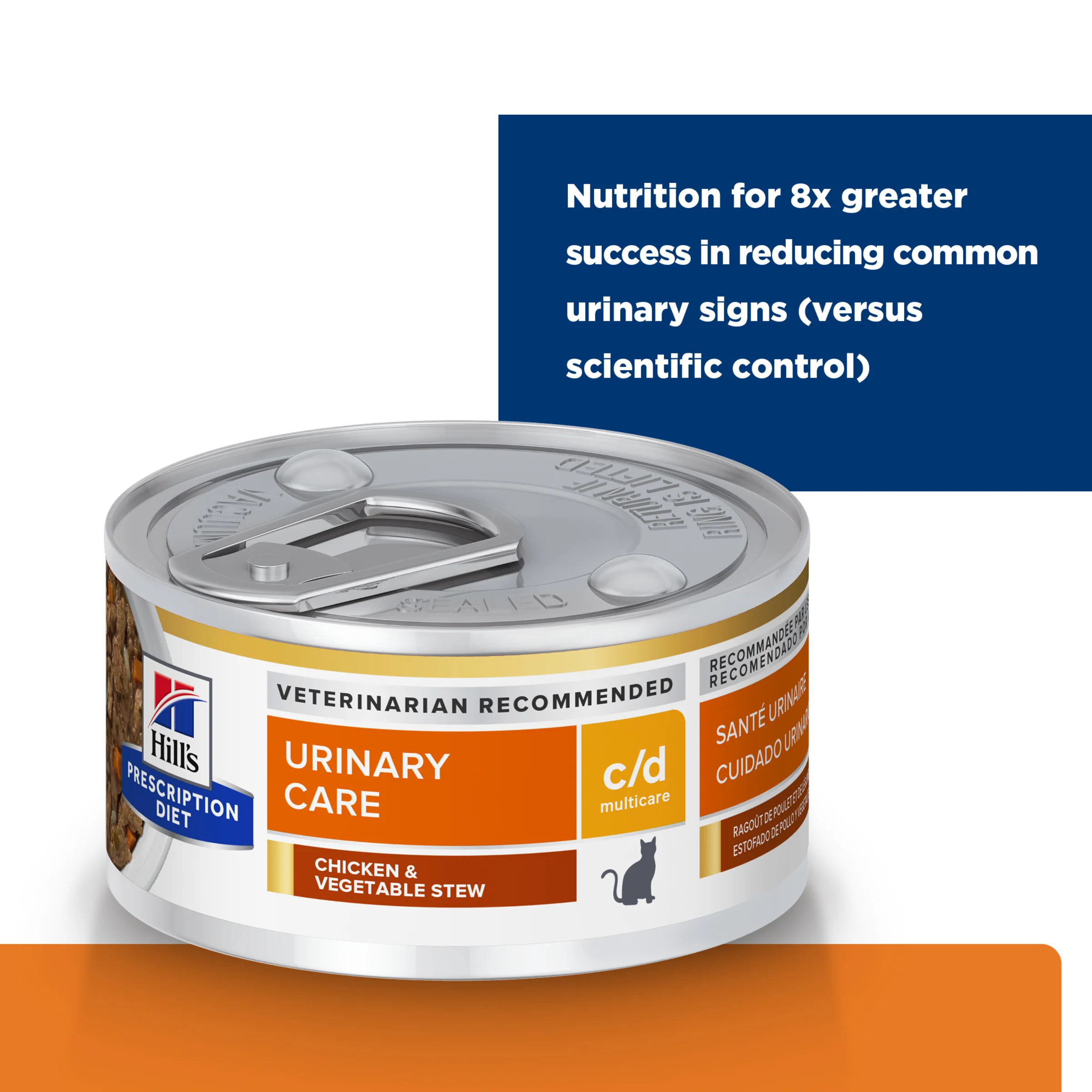 Hills Prescription Diet c/d Chicken Stew 82g Tin - Image 10