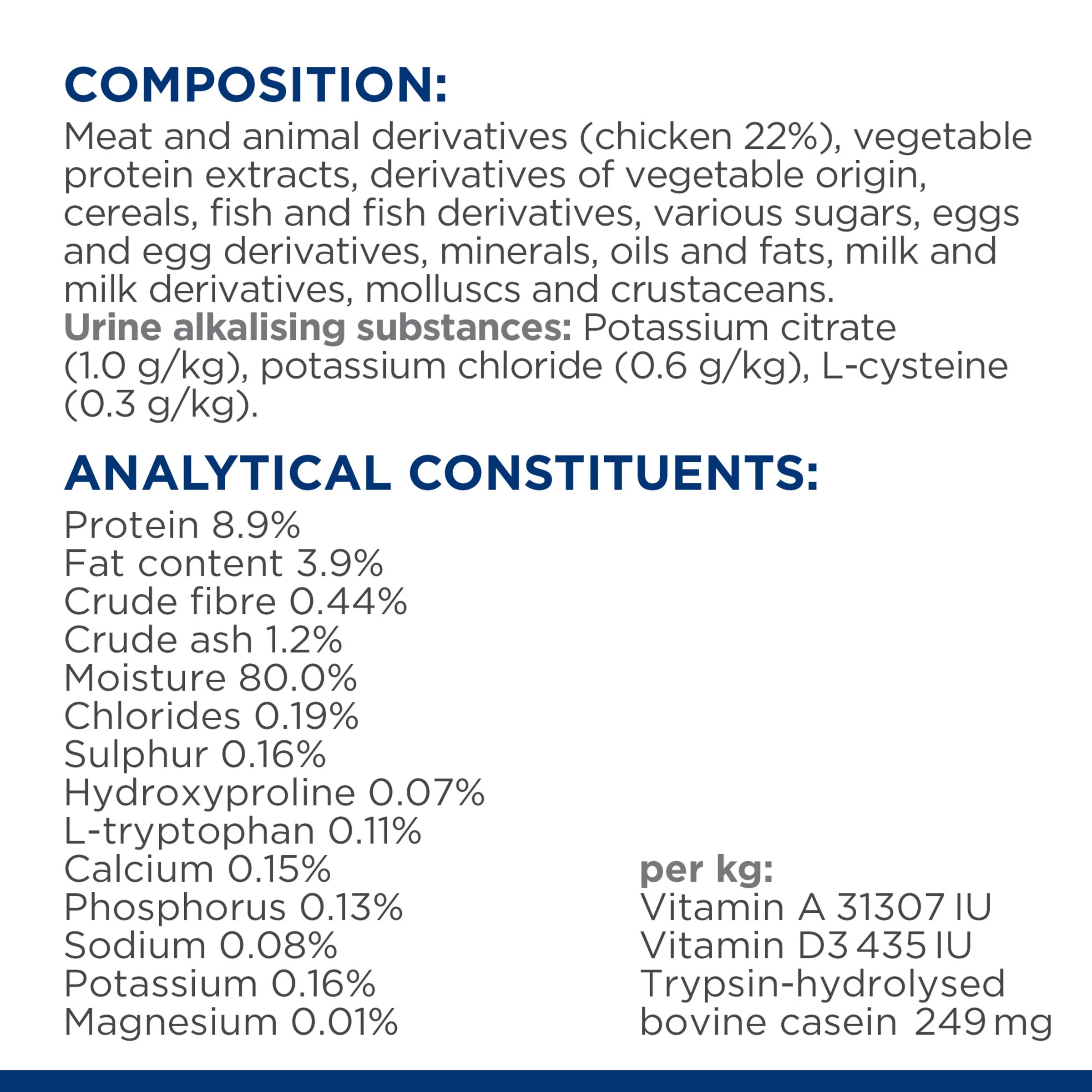 Hills Prescription Diet c/d Urinary Care Stress Chicken 85g Pouch - Image 10