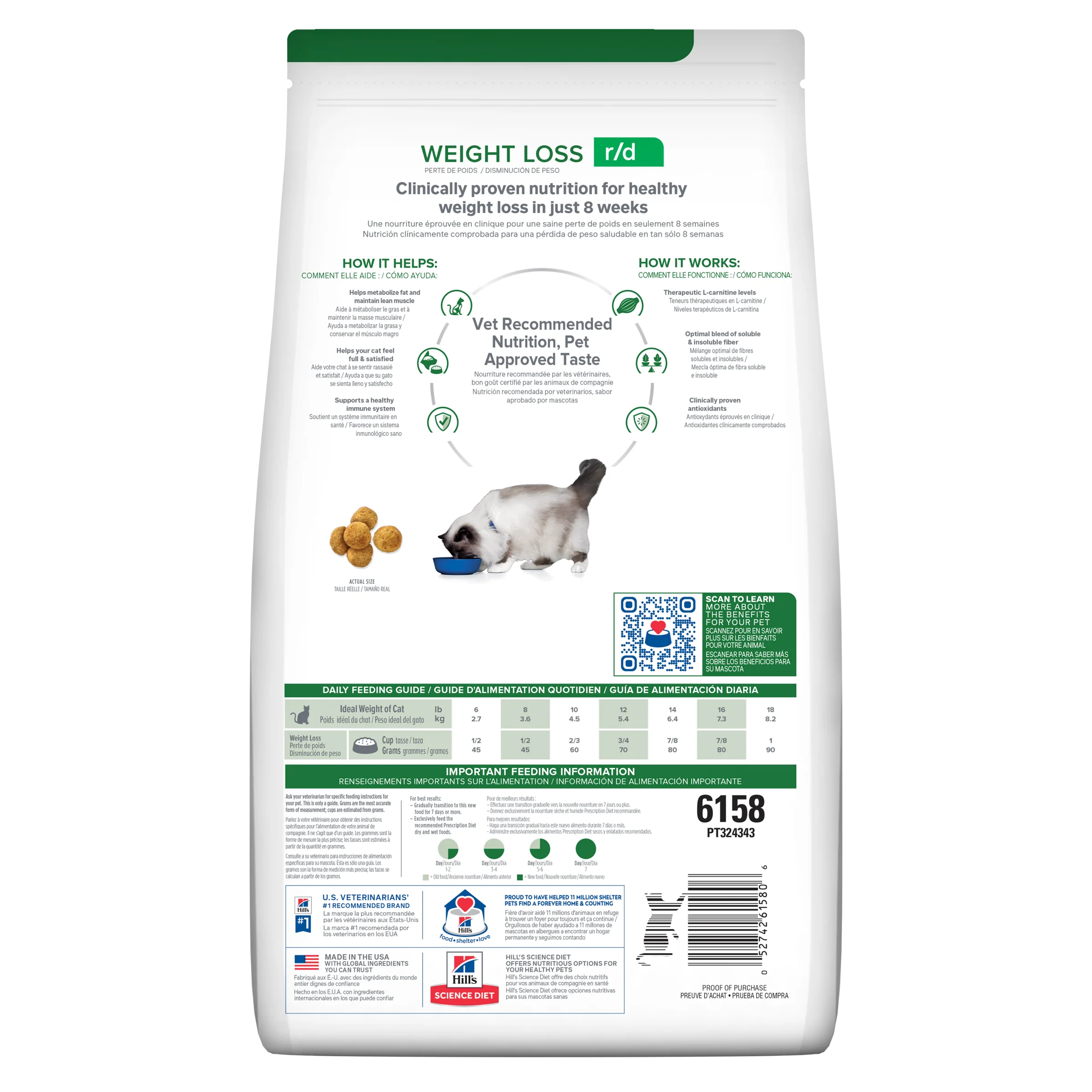 Hills Prescription Diet R/d 3.9kg - Image 2