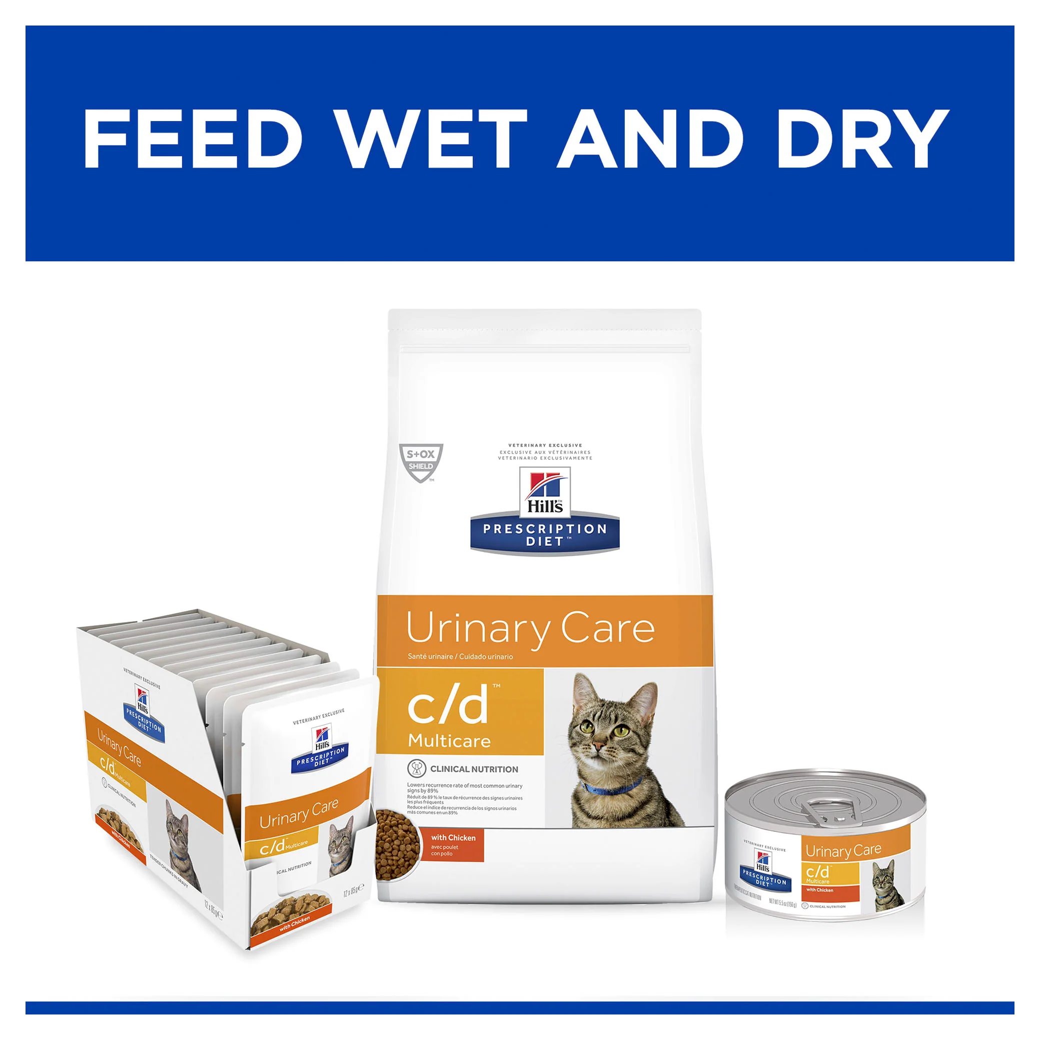 Box Hills C/d Urinary Care Stress Chicken 85g Pouches x 12 - Image 4