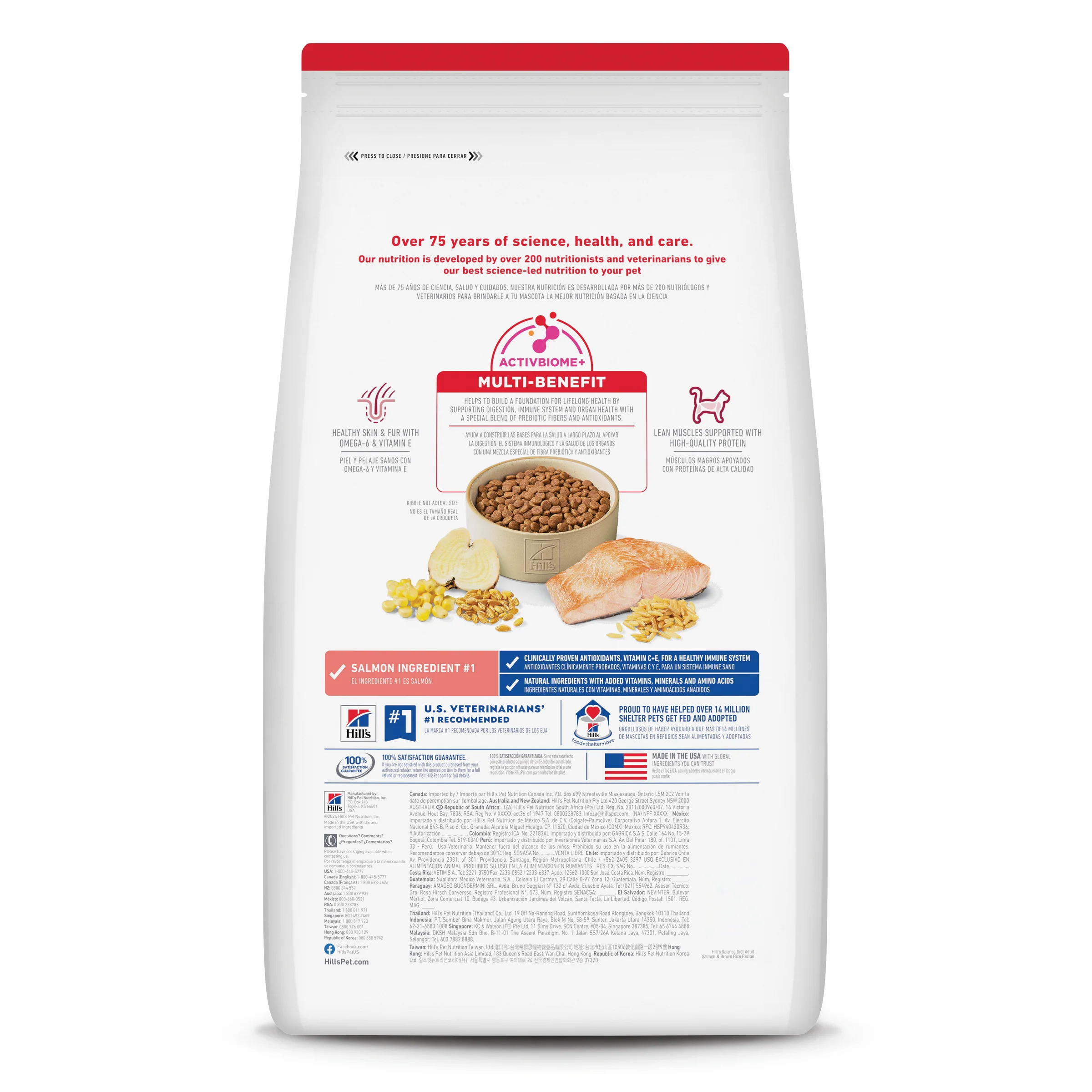 Hills Science Diet Adult Feline Salmon 2.94kg - Image 2
