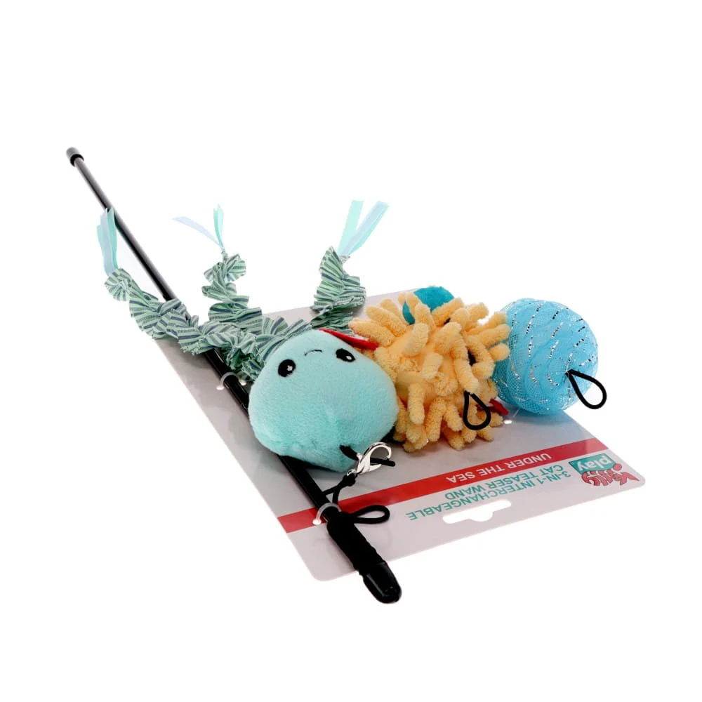 Kitty Play 3 in 1 Interchangeable Cat Teaser Under The Sea - Image 2