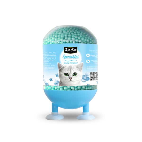 Litter Kitcat Deodorising Sprinkles 240gm - Baby Powder