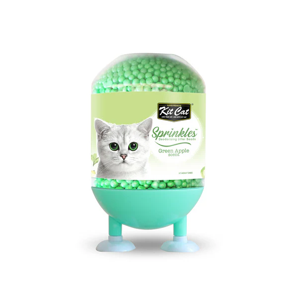 Litter Kitcat Deodorising Sprinkles 240gm - Baby Powder - Image 2