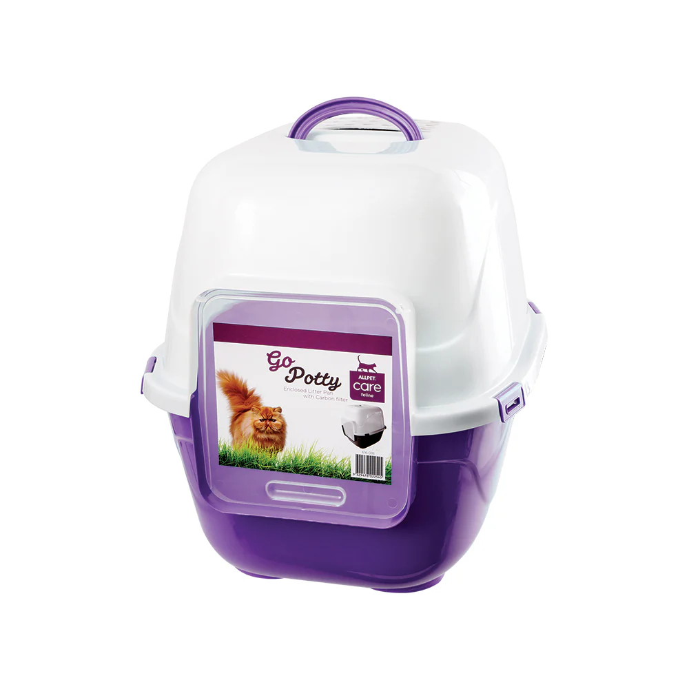 Litter Tray Go Potty Pan Hooded Lge - Image 3
