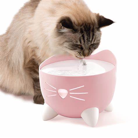 Pixi Cat Drinking Fountain - Pink - Image 2