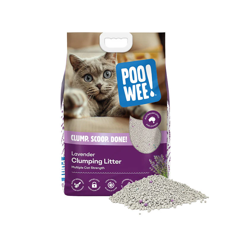 Litter Poowee Clumping Lavendar 7.5kg