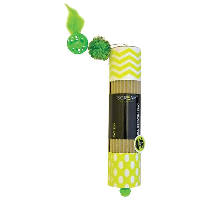 Scream Cardboard Roller Toy - Blue - Image 3
