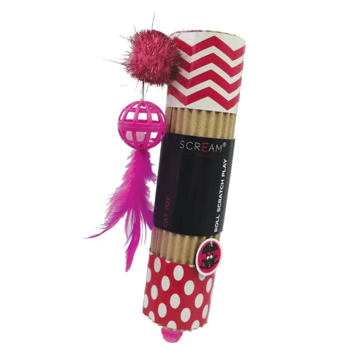 Scream Cardboard Roller Toy - Blue - Image 5