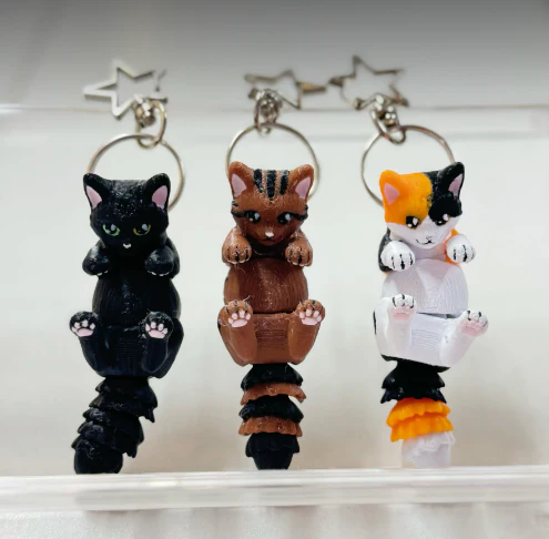 Cat Key Ring Starfall - Assorted Colours - Image 4