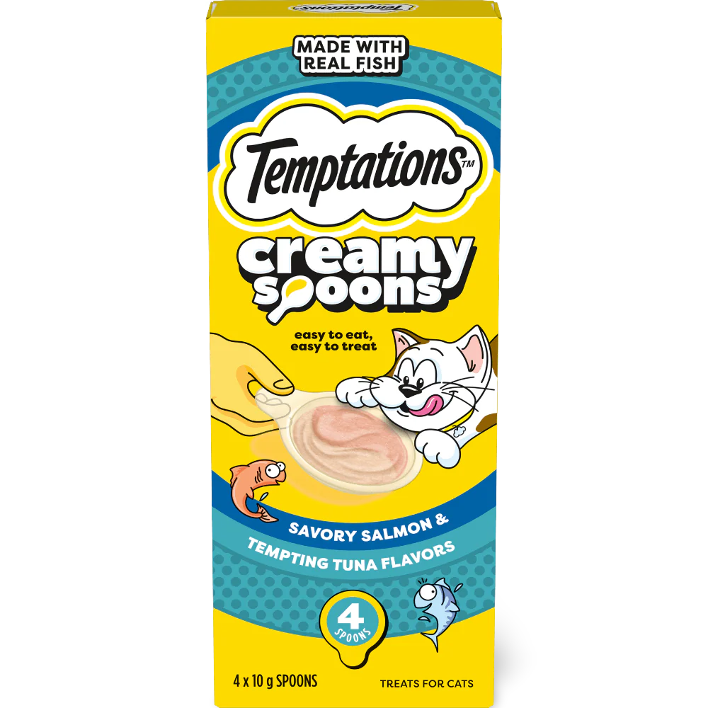 Temptations Creamy Spoons Salmon & Tuna