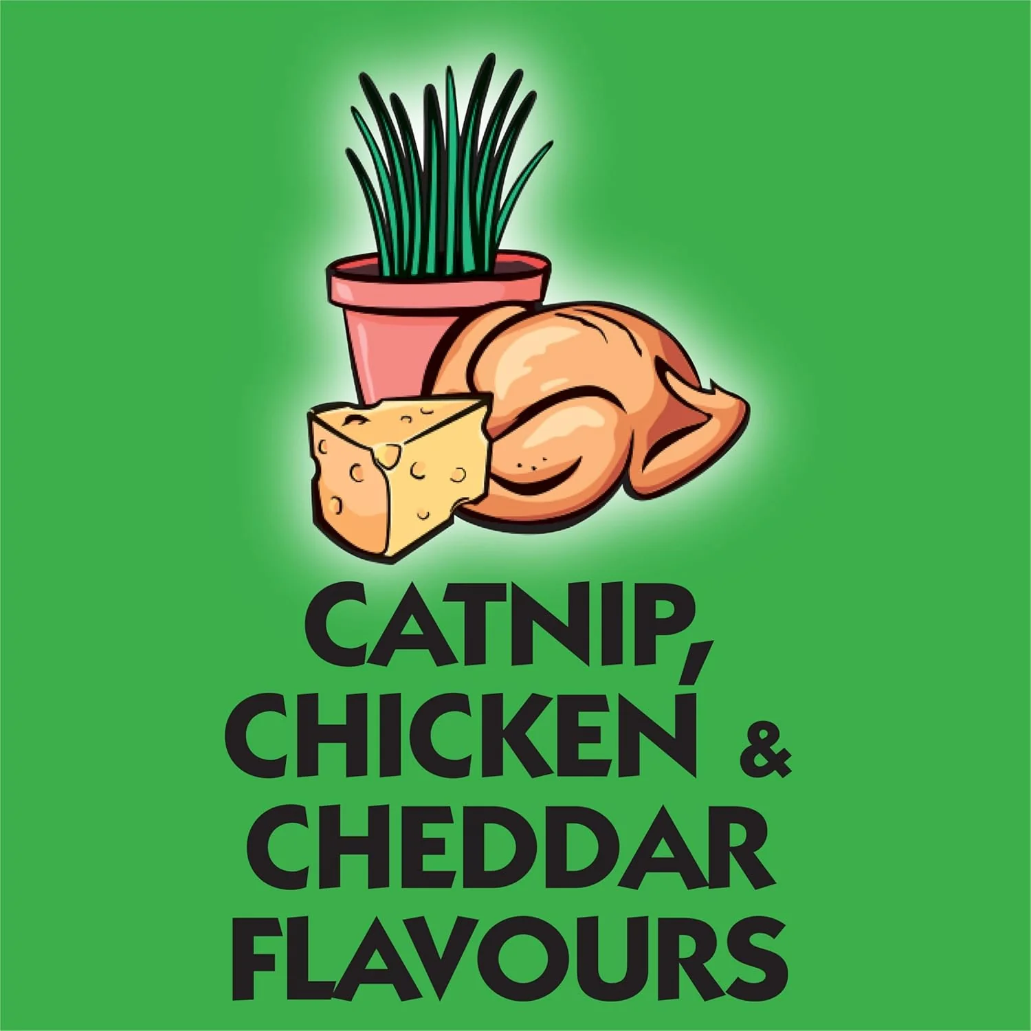 Temptations Mixups Mega Pack 180g - Catnip Chicken & Cheddar - Image 2