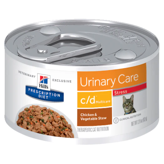 Tray Hills C/d Urinary Stress Stew 82g Tin x 24