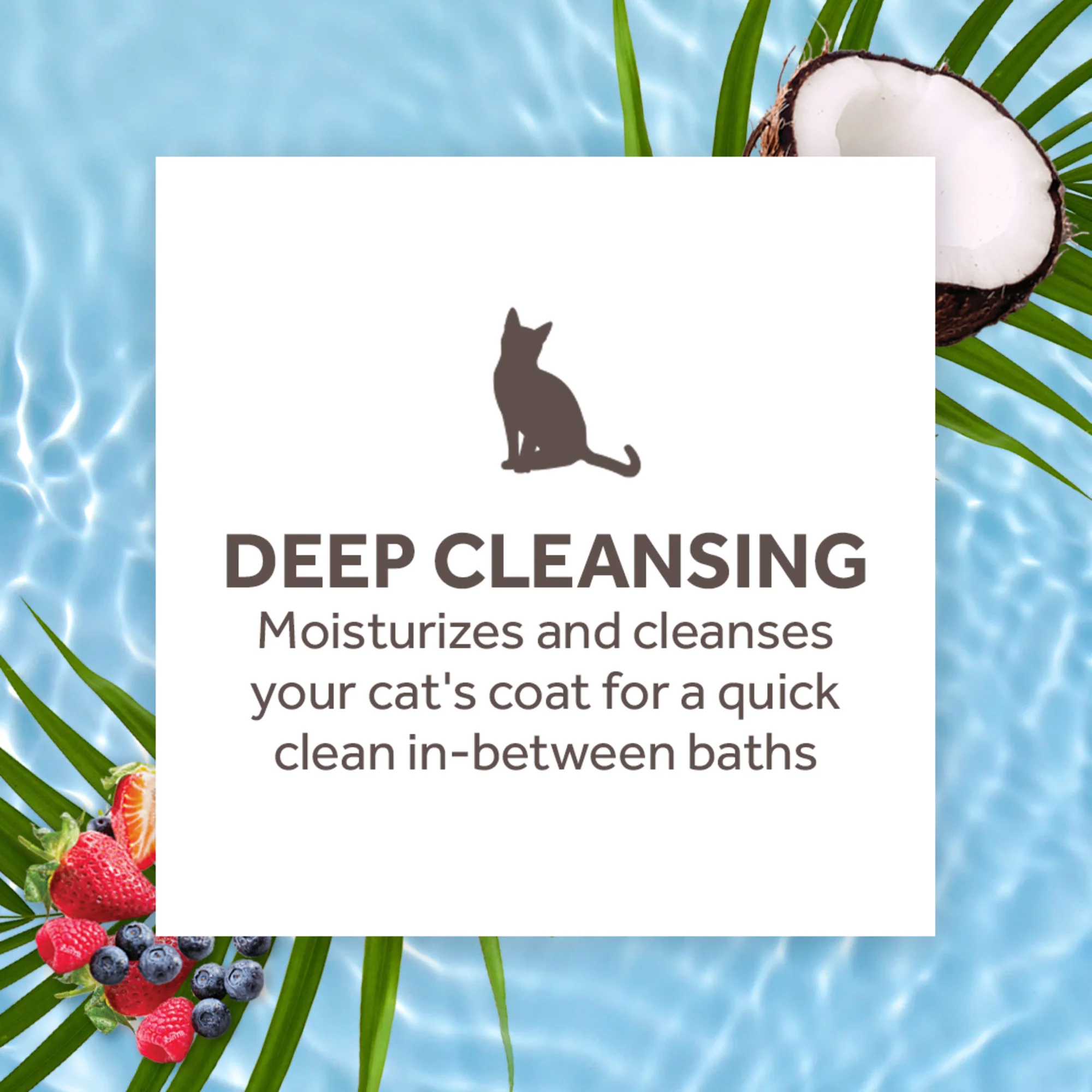 Tropiclean Waterless Cat Shampoo 220ml - Deep Cleanse - Image 2